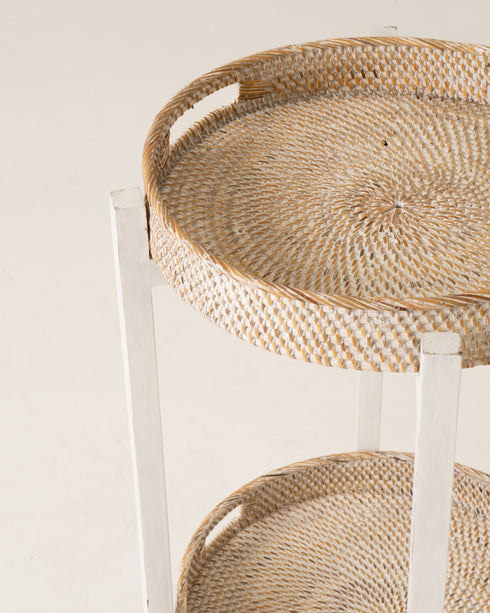 Round tier butler tray - Coastal Villa Homeware