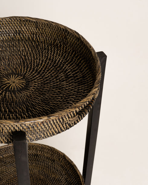 Round tier butler tray - Coastal Villa Homeware