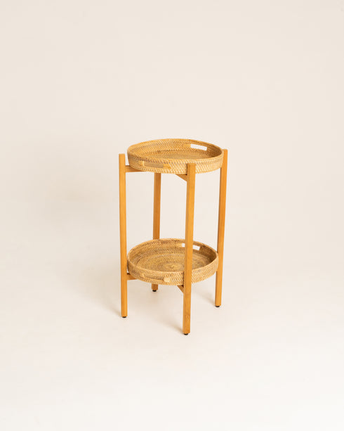 Round tier butler tray - Coastal Villa Homeware