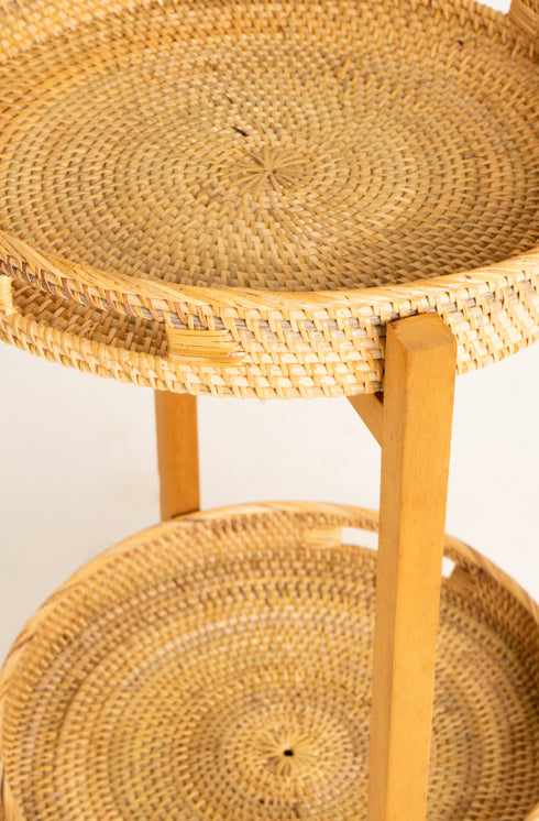 Round tier butler tray - Coastal Villa Homeware