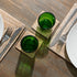Green Recycled Tumblr Glass - Coastal Villa Homeware