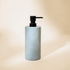 Zeolite stone soap dispenser with matt black metal pump