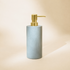 Zeolite stone soap dispenser with Ti gold metal pump