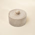 Round Marble Canister For Holding Kitchen Essentials - Coastal Villa Homeware