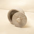 Round Marble Canister For Holding Kitchen Essentials - Coastal Villa Homeware