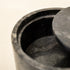 Round Marble Canister For Holding Kitchen Essentials - Coastal Villa Homeware