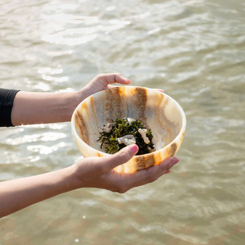 Marble Decorative Bowls | Handcrafted Premium Marble Stone - Coastal Villa Homeware