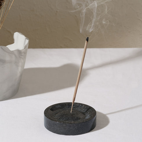 Incense Holder Marble - Coastal Villa Homeware