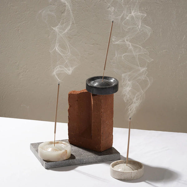 Incense Holder Marble - Coastal Villa Homeware