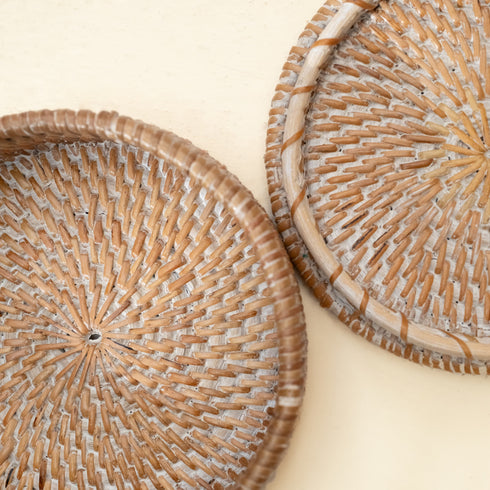 Rattan Mini Canister With Lid For Organisation - Coastal Villa Homeware