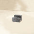 Red marble business card holder genuine stone desk accessory