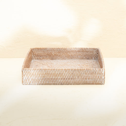 Rattan A4 Paper Tray - Coastal Villa Homeware