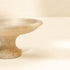 Marble Pedestal Bowl | Footed Display bowl - Coastal Villa Homeware
