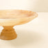 Marble Pedestal Bowl | Footed Display bowl - Coastal Villa Homeware
