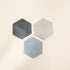 Handmade Real Marble Drink Coasters – 3 Shapes, 4 Natural Colours - Coastal Villa Homeware