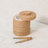 Rattan Insulated Ice Bucket with Tongs - 3 colours - Coastal Villa Homeware