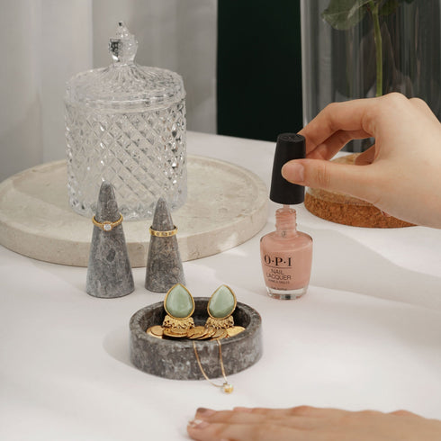 Ring Holder with trinket dish - 3 Colours - Coastal Villa Homeware