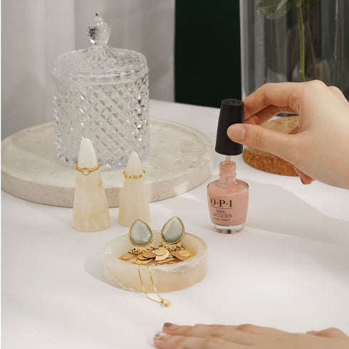 Ring Holder with trinket dish - 3 Colours - Coastal Villa Homeware