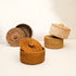 Round small lidded basket - Coastal Villa Homeware