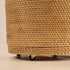 Rattan Woven Laundry Basket With Liner and Wheels Options - Coastal Villa Homeware