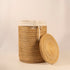 Rattan Woven Laundry Basket With Liner and Wheels Options - Coastal Villa Homeware