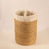 Rattan Woven Laundry Basket With Liner and Wheels Options - Coastal Villa Homeware