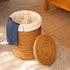 Rattan Woven Laundry Basket With Liner and Wheels Options - Coastal Villa Homeware