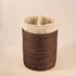 Rattan Woven Laundry Basket With Liner and Wheels Options - Coastal Villa Homeware
