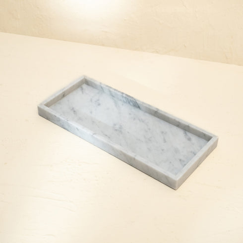 Rectangular Marble Styling Tray - Coastal Villa Homeware