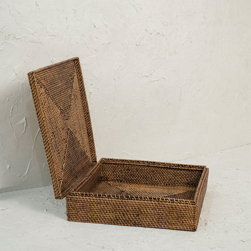 Wicker Under Bed Storage in 4 Beautiful colours - Coastal Villa Homeware