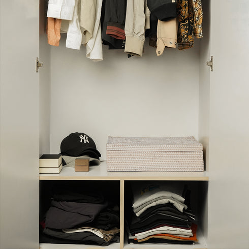 Wicker Under Bed Storage in 4 Beautiful colours - Coastal Villa Homeware