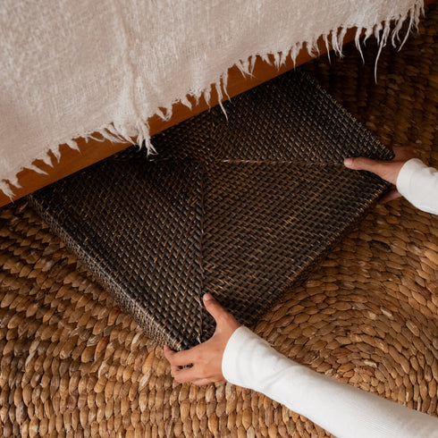 Wicker Under Bed Storage in 4 Beautiful colours - Coastal Villa Homeware