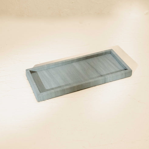 Light Blue Stone Bathroom Set – 7 Piece Luxury Spa Accessories - Coastal Villa Homeware