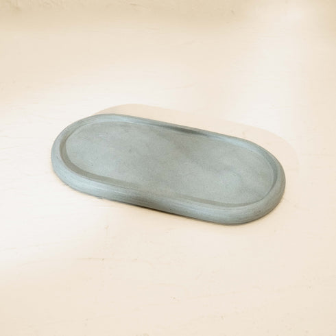 Light blue stone bathroom set 7 piece rectangular tray luxury