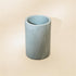 Light blue stone bathroom accessories close up luxury spa
