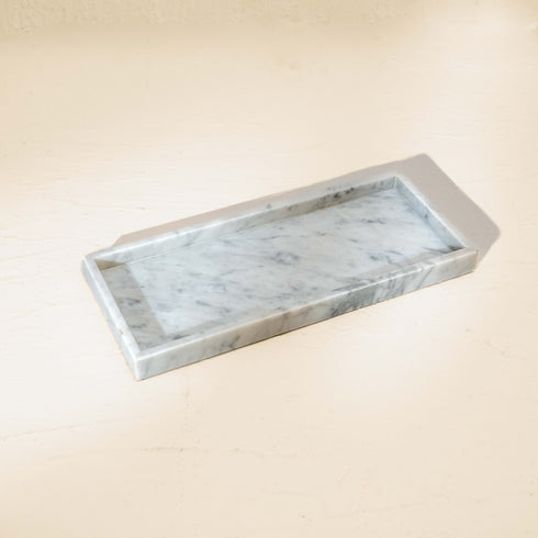 Luxury Carrara Marble Bathroom Set – 7 Piece Accessories - Coastal Villa Homeware