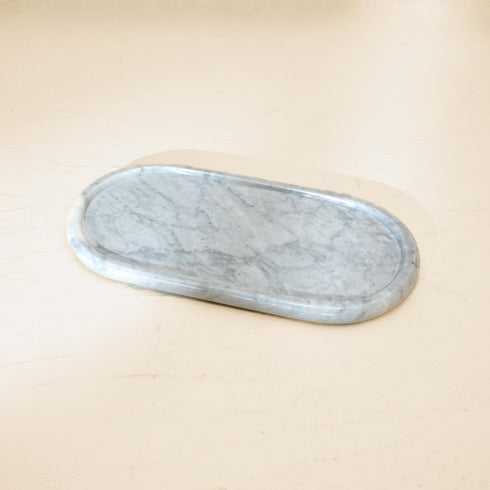 Carrara marble bathroom accessories 7 piece set genuine stone
