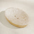 Beige marble soap dish
