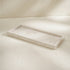 Decorative rectangular marble tray