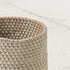 Pen and pencil holder rattan pot - Coastal Villa Homeware