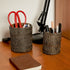 Black wash pencil pot organiser