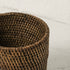 Pen and pencil holder rattan pot - Coastal Villa Homeware