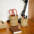 Natural rattan pen pot