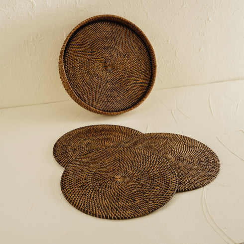 wicker placemats bulk