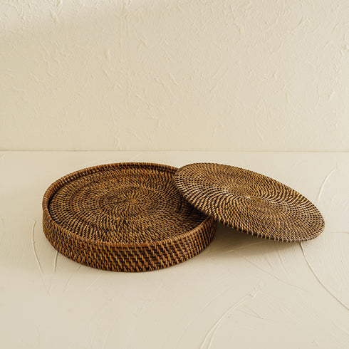 Round Woven Placemats ( set of 6 )