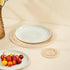 Spiral Rattan woven Placemats with holder - White wash - Coastal Villa Homeware