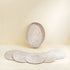 White wash oval rattan placemats with holder lifestyle