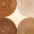 Round Rattan Table Placemats – 3 Sizes | 4 Colours | Rustic Style - Coastal Villa Homeware