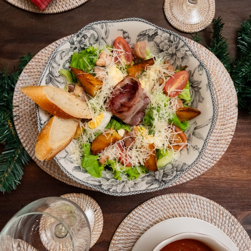 Oval Rattan Placemats – 30x40cm | 4 Colours | Handmade Dining - Coastal Villa Homeware