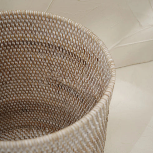 Rattan Planter | Wicker Planter | Rattan flower pots - Coastal Villa Homeware